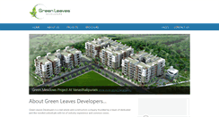 Desktop Screenshot of greenleavesdevelopers.com